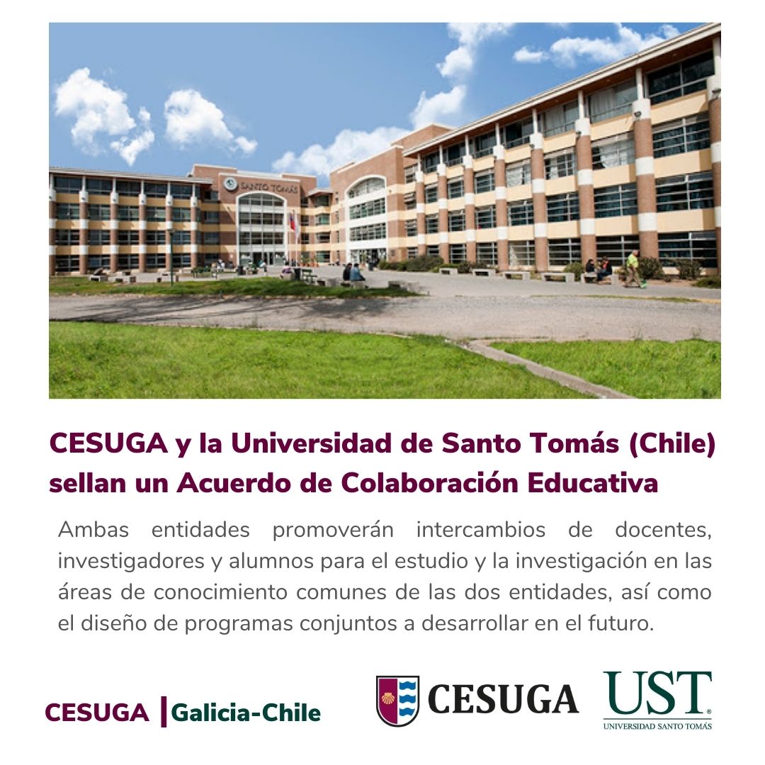 Pizza máscara mejilla CESUGA y la Universidad de Santo Tomás (Chile) sellan un Acuerdo de  Colaboración Educativa - Grados Oficiales Universitarios - CESUGA